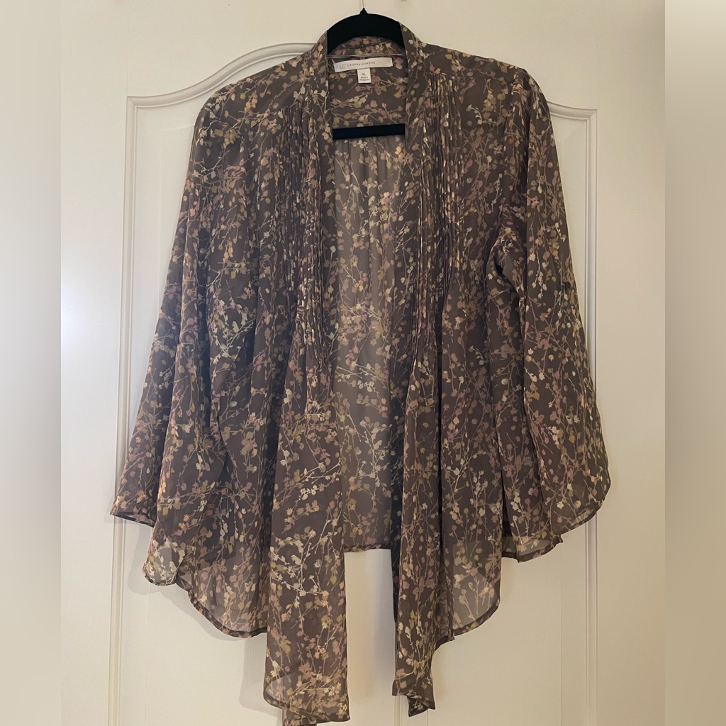 Open Front Blouse.